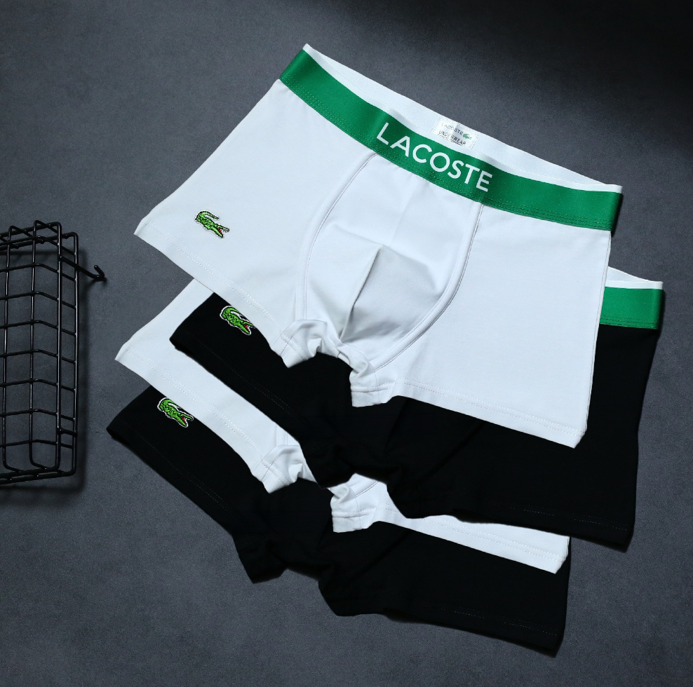 Lot de 4 boxers Lacoste - Achetez-en 2 et obtenez-en 4 !