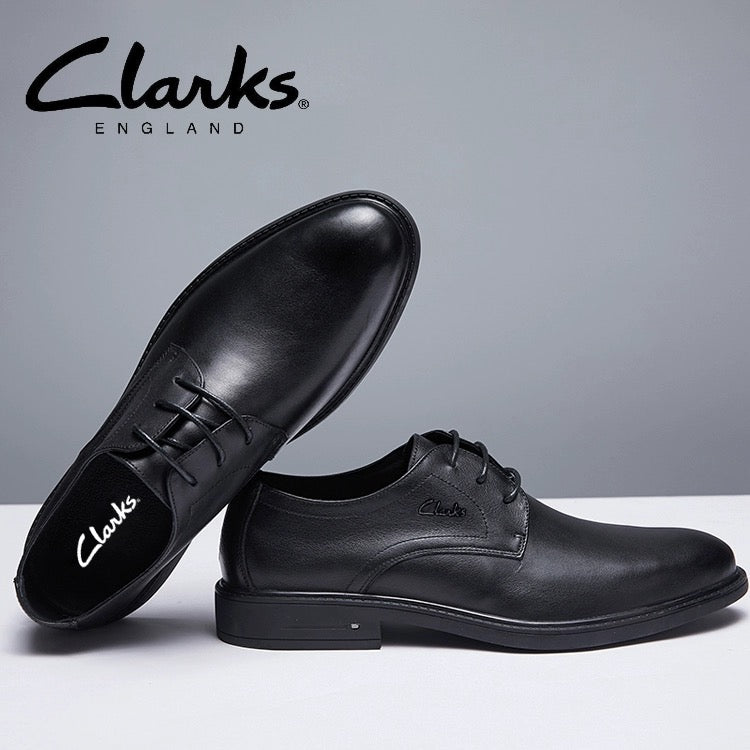 Clarks™ - Chaussures d'affaires en cuir pour hommes