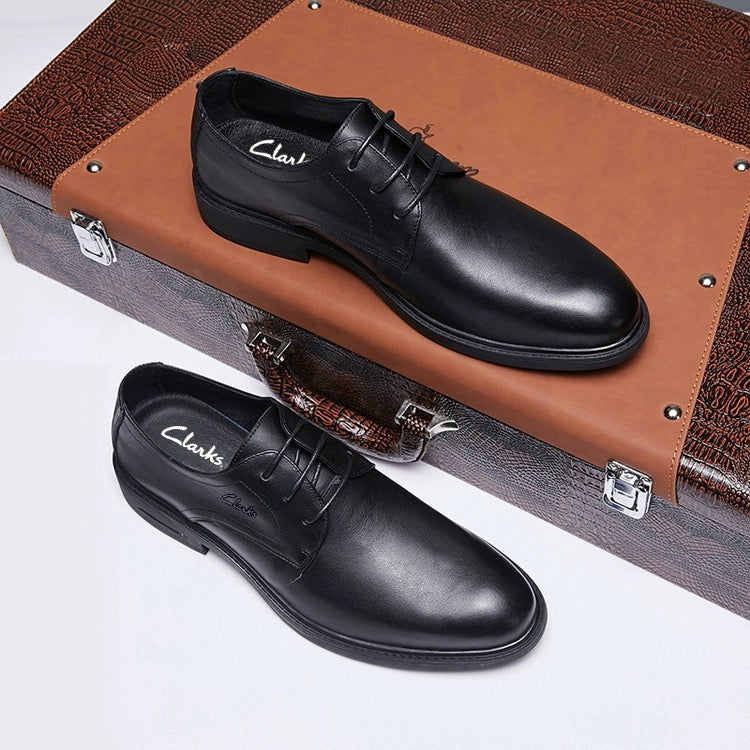 Clarks™ - Chaussures d'affaires en cuir pour hommes