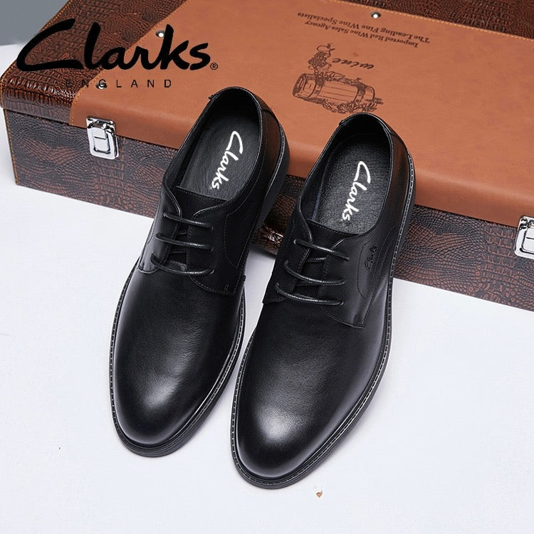 Clarks™ - Chaussures d'affaires en cuir pour hommes