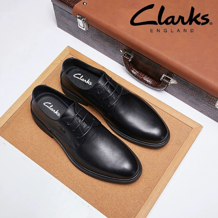 Clarks™ - Chaussures d'affaires en cuir pour hommes