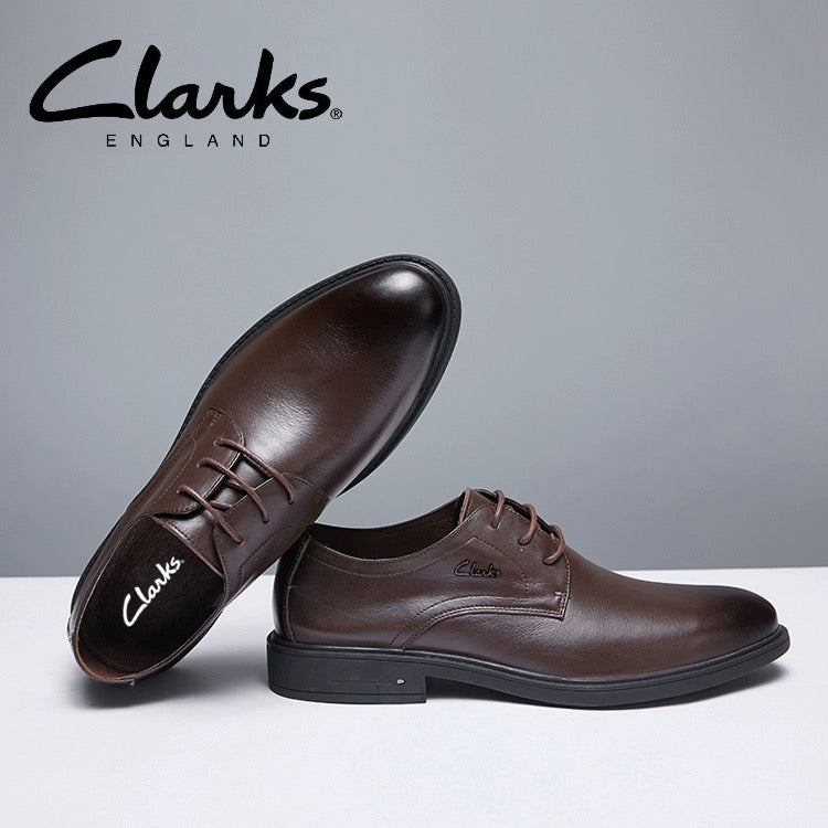Clarks™ - Chaussures d'affaires en cuir pour hommes