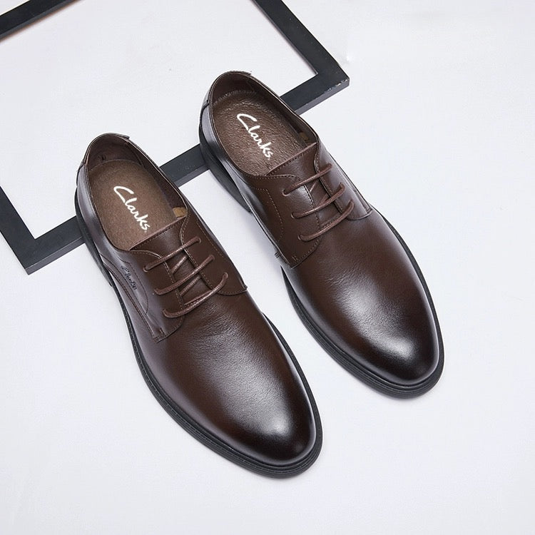 Clarks™ - Chaussures d'affaires en cuir pour hommes