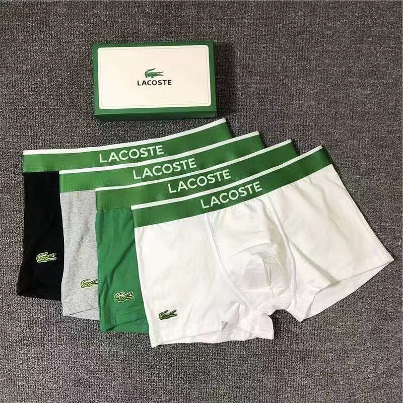 Lot de 4 boxers Lacoste - Achetez-en 2 et obtenez-en 4 !
